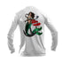 Mermaid Anchor Long Sleeve Unisex Performance Tee