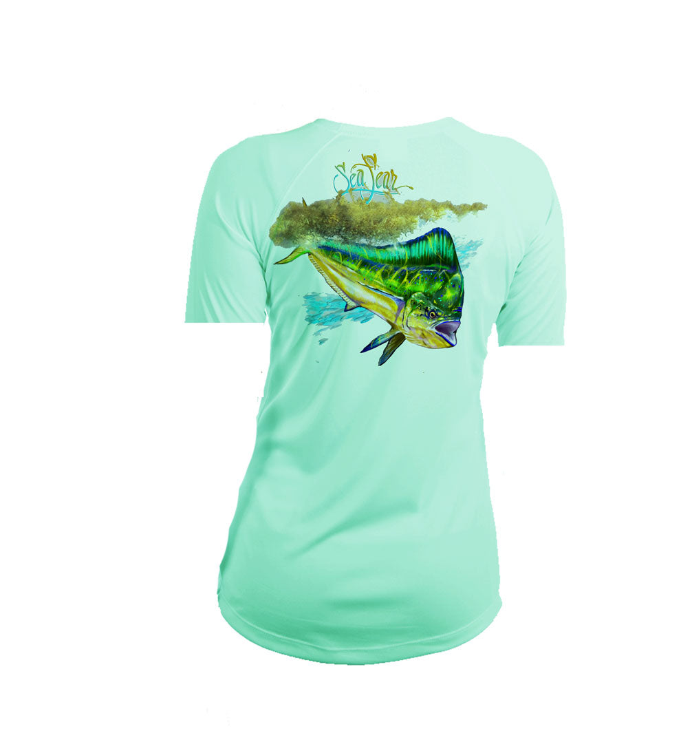 Mahi Mahi V-Neck Performance Tee