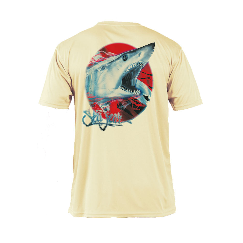 Mako Dive Flag Short Sleeve - Pale Yellow