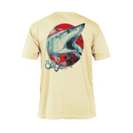 Mako Dive Flag Short Sleeve - Pale Yellow