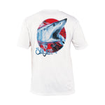 Mako Dive Flag Short Sleeve - White
