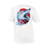 Mako Dive Flag Short Sleeve - White