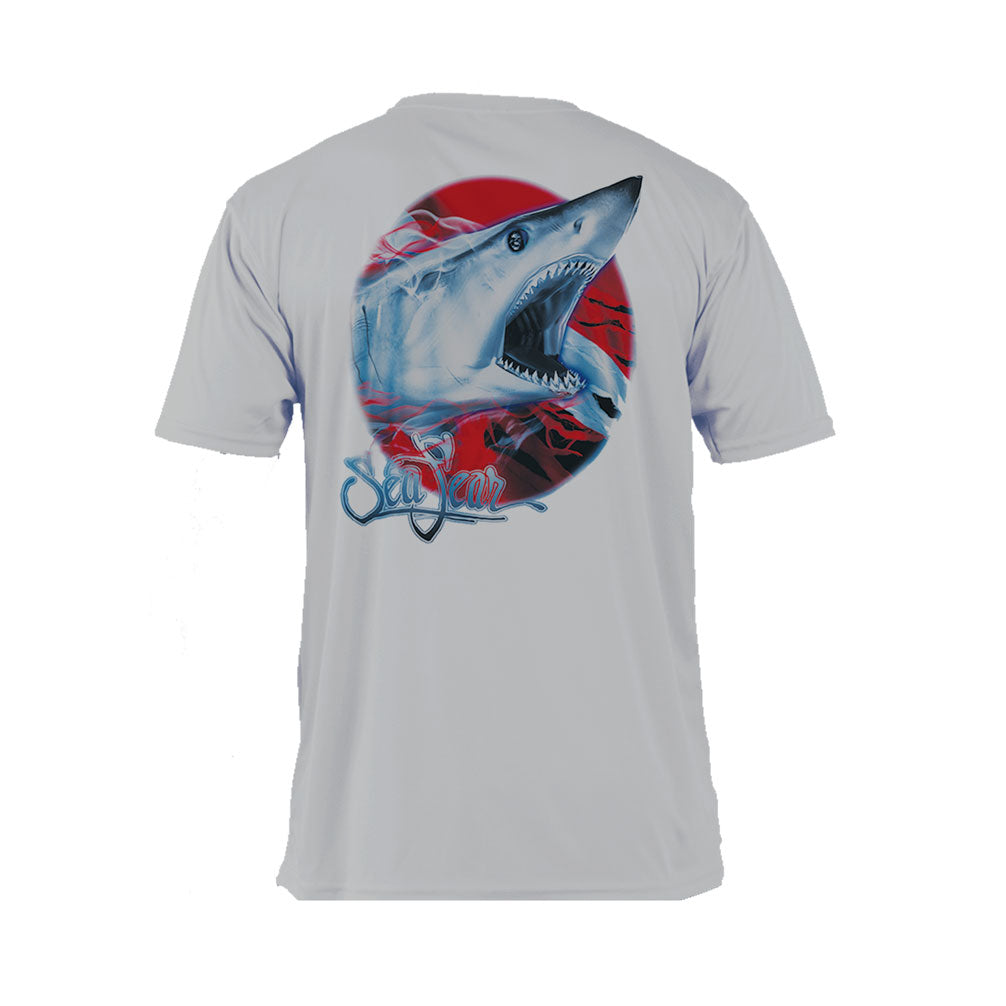Mako Dive Flag Short Sleeve - Gray