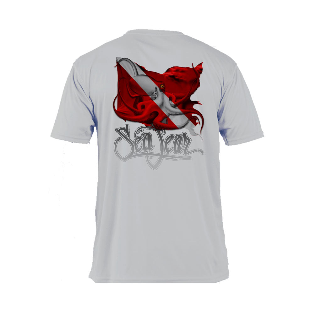 Octo Dive Flag Long Sleeve Performance Tee