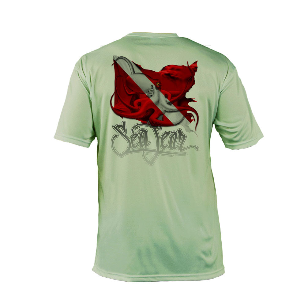 Octo Dive Flag Long Sleeve Performance Tee