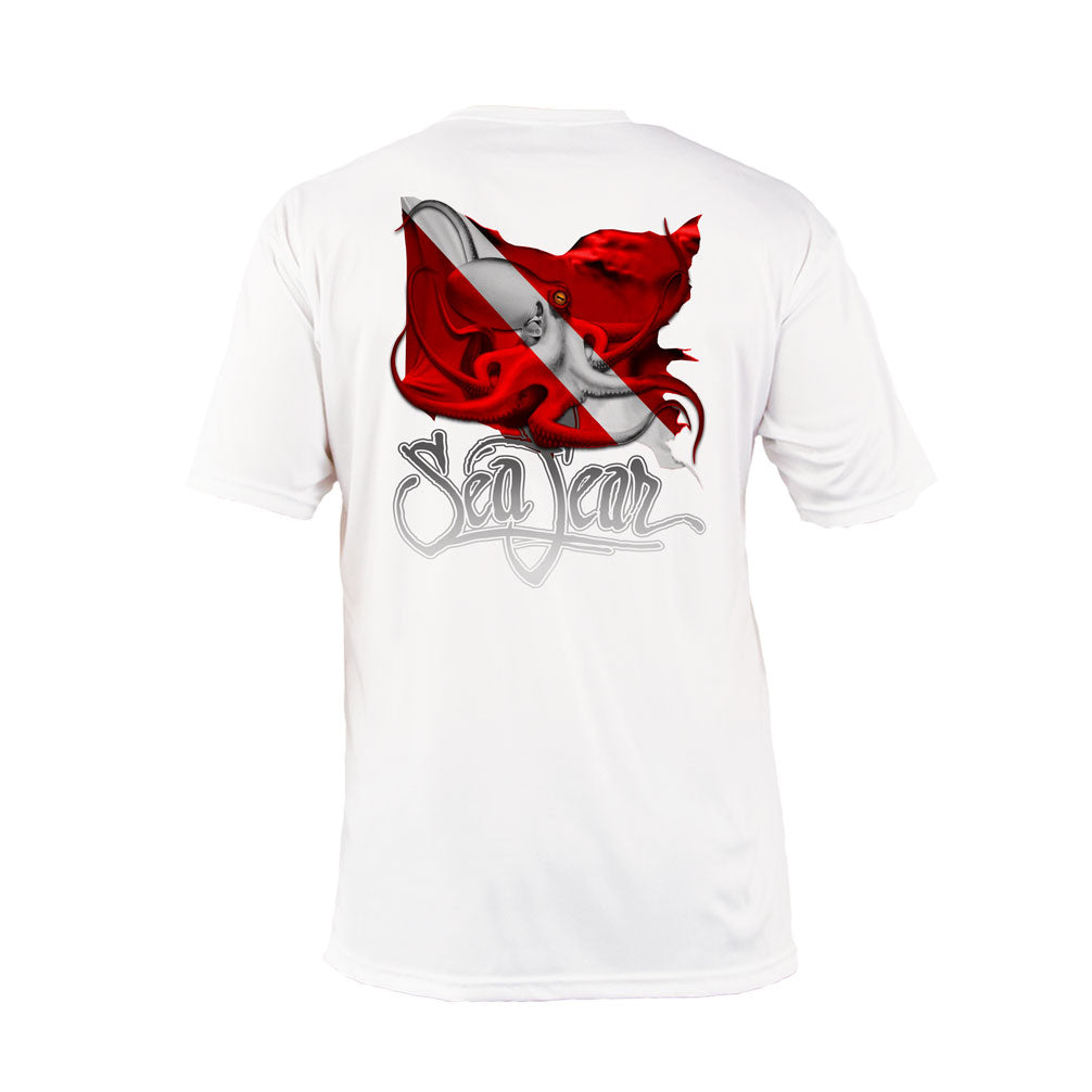 Octo Dive Flag Long Sleeve Performance Tee