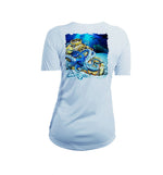 Octo Dive Helmet V-Neck Performance Tee