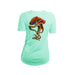 Orange Octo V-Neck Performance Tee