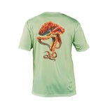 Orange Octopus Performance Tee
