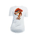 Orange Octo V-Neck Performance Tee