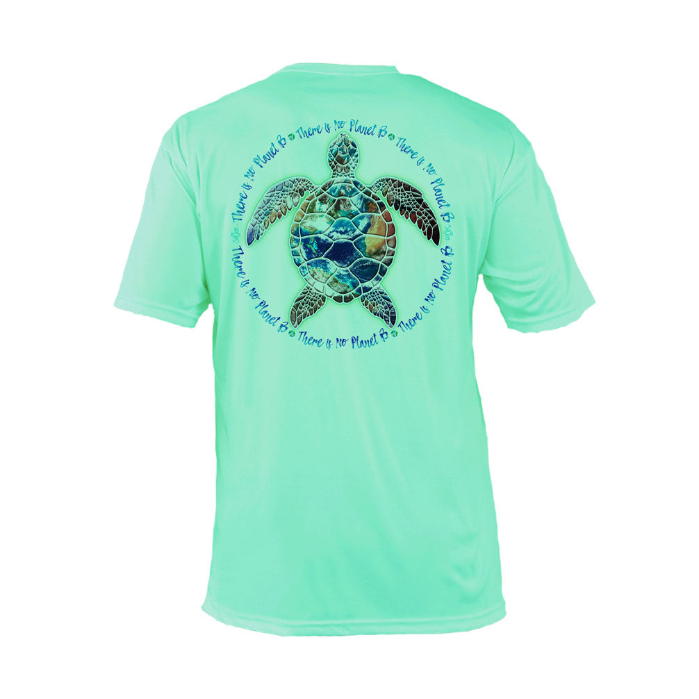 Turtle Planet B Long Sleeve Performance Tee