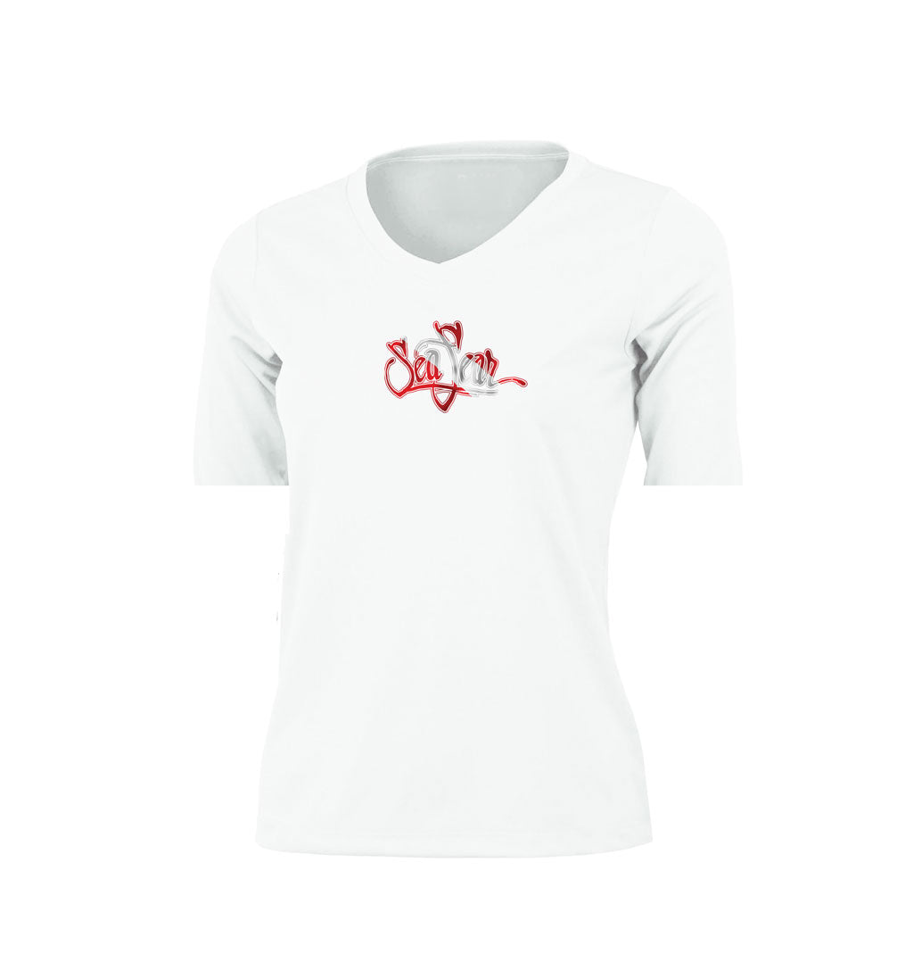 Reef Diver Long Sleeve V-Neck Performance Tee