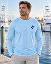 Sea Fear Logo Long Sleeve Performance Tee