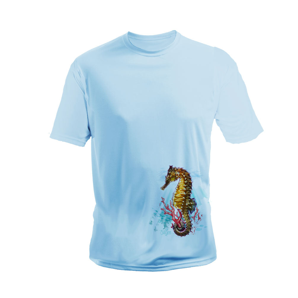Seahorse (Reef)  Long Sleeve Performance Tee