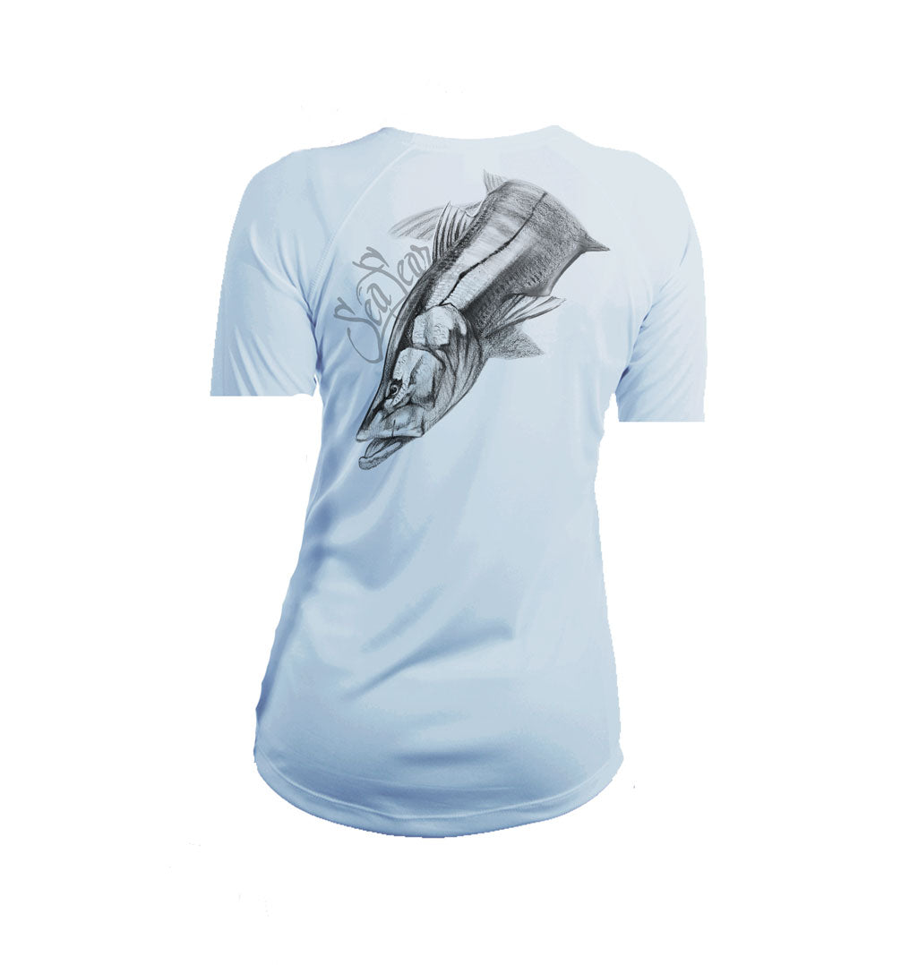 Snook Large V-Neck Performance Tee