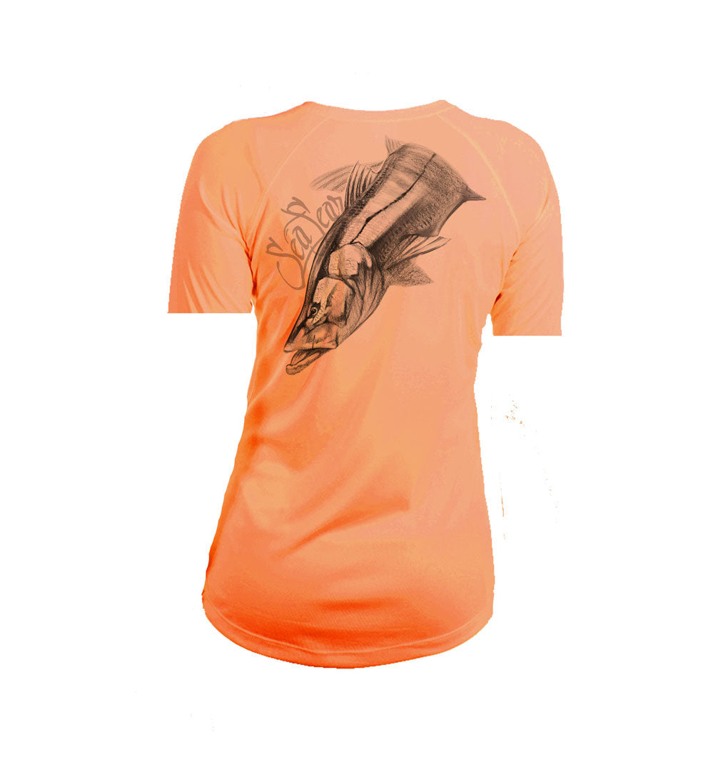 Snook Large V-Neck Performance Tee