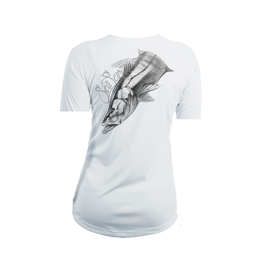 Snook Large V-Neck Performance Tee