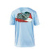 Stingray Dive Flag Short Sleeve - Arctic Blue