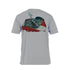 Stingray Dive Flag Short Sleeve - Gray