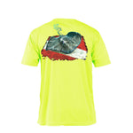 Stingray Dive Flag Short Sleeve - Neon Yellow