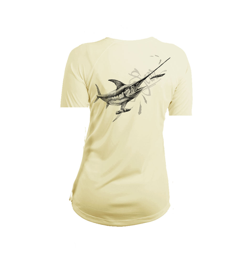 Swordfish V-Neck Performance Tee