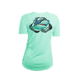 Tiger Shark V-Neck Performance Tee