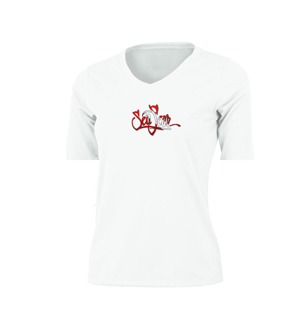 Torn Dive Flag V-Neck Performance Tee