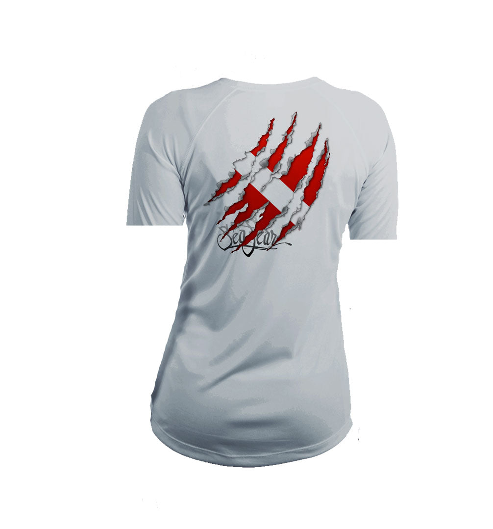Torn Dive Flag V-Neck Performance Tee