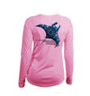 Tribal Ray Long Sleeve V-Neck Performance Tee – Sea Fear UPF 50+ apparel