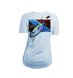 Tuna Dive Flag V-Neck Performance Tee