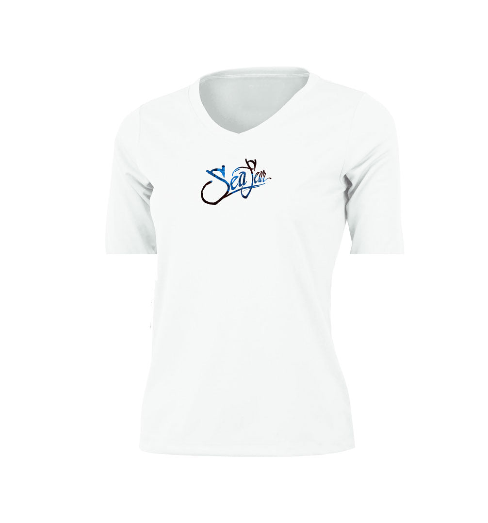Tuna Dive Flag V-Neck Performance Tee