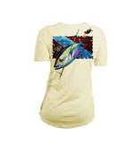 Tuna Dive Flag V-Neck Performance Tee