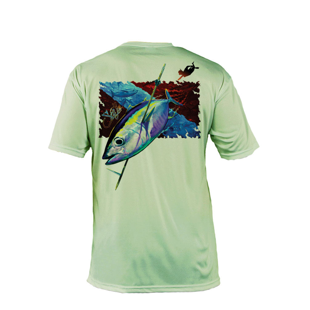 Tuna Dive Flag Long Sleeve Performance Tee