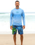 Octopus Board Shorts – front view – Sea Fear UPF 50+ apparel