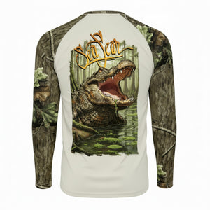 Gator Camo Long Sleeve Performance Tee