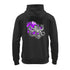 Inking Octopus Long Sleeve Cotton Blend Hoodie Black