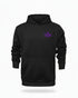 Inking Octopus Long Sleeve Cotton Blend Hoodie Black