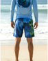 Octopus Board Shorts – back view – Sea Fear UPF 50+ apparel