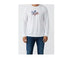 Sea Fear USA Octopus white long-sleeve performance shirt with front logo