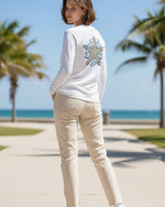 Starfish Rey  Long Sleeve V-Neck Performance Tee