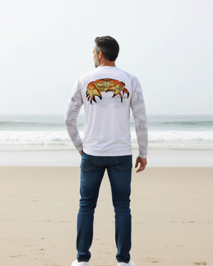 Stone Crab Long Sleeve Unisex Camo Sleeve Tee