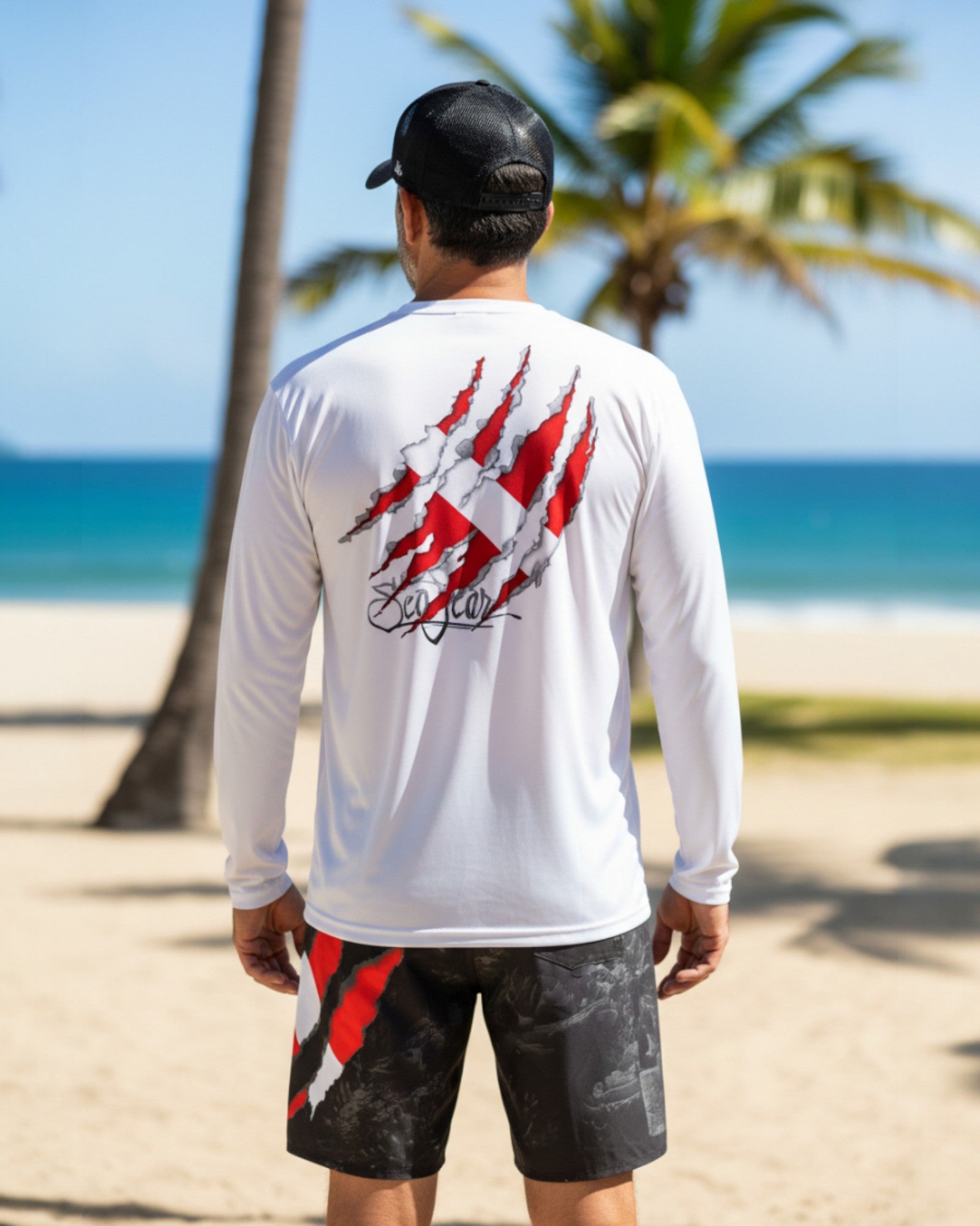 Torn Dive Flag Board Shorts