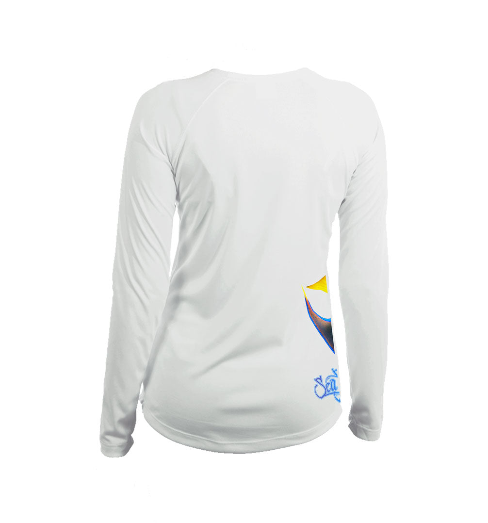 Angelfish (Side Wrap) V-Neck Performance Tee