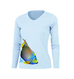 Angelfish (Side Wrap) V-Neck Performance Tee