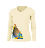 Angelfish (Side Wrap) V-Neck Performance Tee