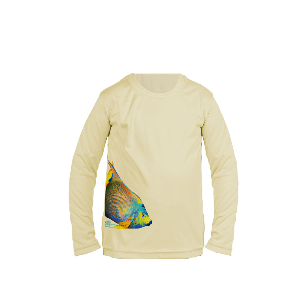 Angelfish (Side Wrap) Long Sleeve Toddler Performance Tee