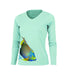 Angelfish (Side Wrap) V-Neck Performance Tee