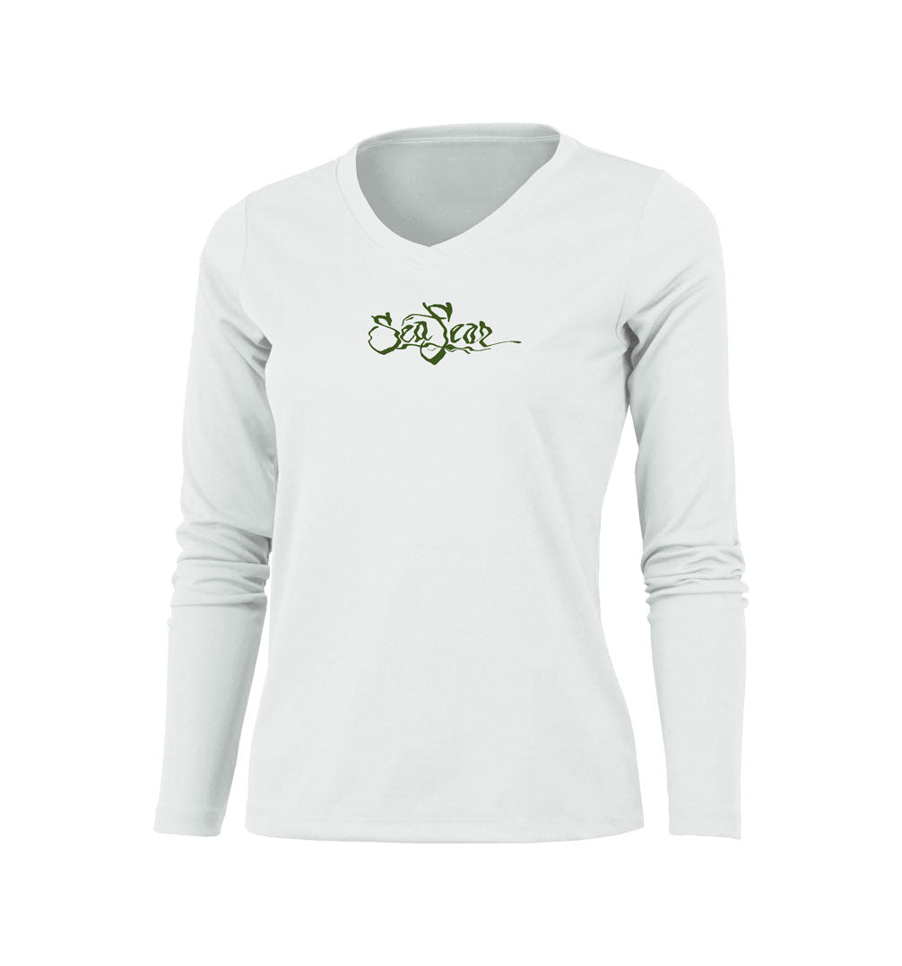 Large Mouth Bass V-Neck Performance Tee