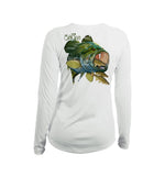 Large Mouth Bass V-Neck Performance Tee