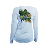 Large Mouth Bass V-Neck Performance Tee